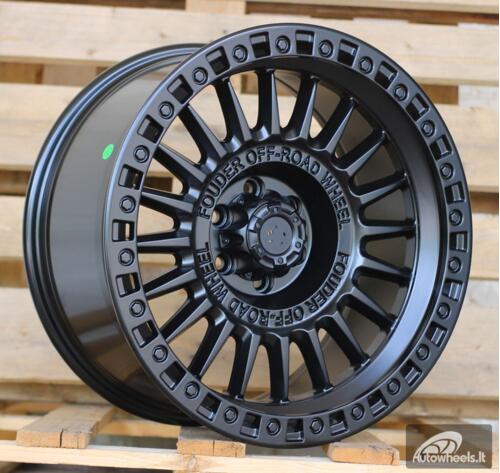 Ratlankis R18x9  6X114.3  ET  0  66.1  JT222  Black Matt (BM)  For 4X4  (K7)