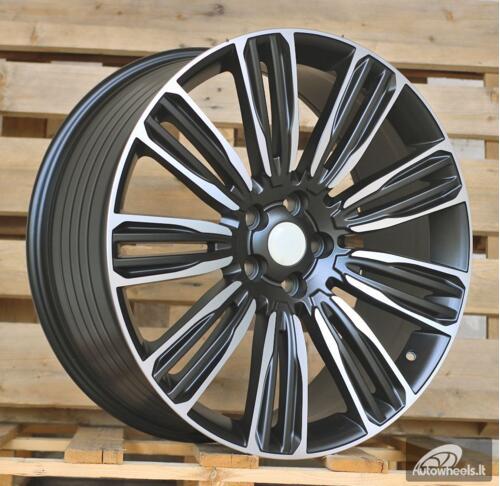 Ratlankis R22x9.5  5X120  ET  45  72.56  XE136  (FBX207)  Black Polished Matt (MBM)  For LAND  (K7)  (HYBRID FORGED)