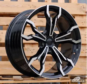 Ratlankis R20x9.5  5X112  ET  43  66.6  YF5596  Black Polished (MB)  For BMW  (Z6)  ((X3) HYBRID FORGED Rear+Front)