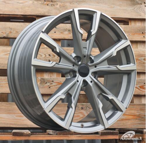 Ratlankis R19x8  5X112  ET  46  66.6  YF5710  Grey Polished (MG)  For BMW  (Z6)  (HYBRID FORGED (X1; iX1; X2; iX2; Series 1(F40) 2(F44))