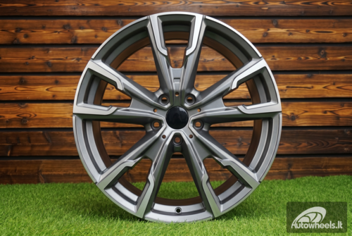 Ratlankis R19x8  5X112  ET  46  66.6  YF5710  Grey Polished (MG)  For BMW  (Z6)  (HYBRID FORGED (X1; iX1; X2; iX2; Series 1(F40) 2(F44))