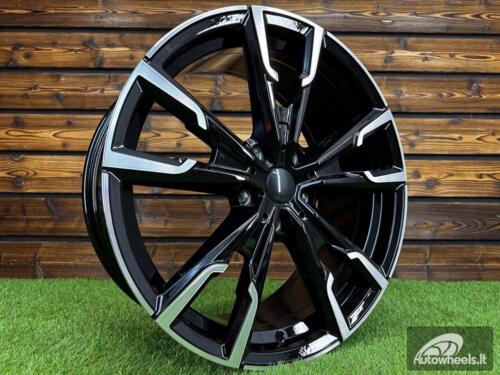 Ratlankis R19x8  5X120  ET  46  72.6  YF5710  Black Polished (MB)  For BMW  (Z6)  (HYBRID FORGED)