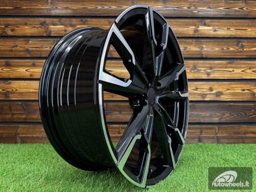 Ratlankis R19x8  5X120  ET  46  72.6  YF5710  Black Polished (MB)  For BMW  (Z6)  (HYBRID FORGED)