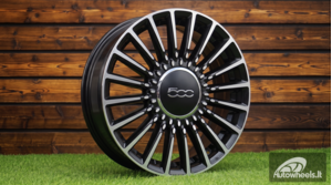 Ratlankis R16x6.5  4X98  ET  35  58.1  Y1210  Black Polished (MB)  For FIAT  (R)  (NEW Model 500)