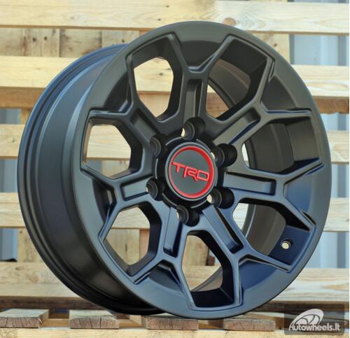 Ratlankis R17x8  6X139.7  ET  5  106.1  Y1203  Black Half Matt (BLHM)  For TOYOT  (R)