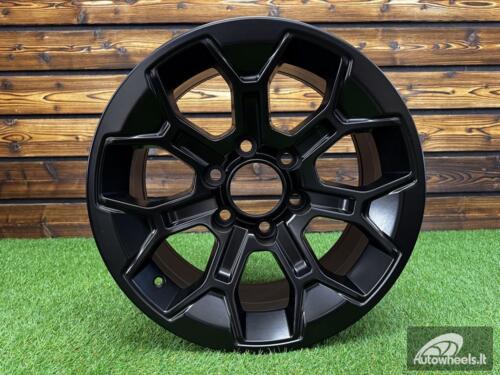 Ratlankis R17x8  6X139.7  ET  5  106.1  Y1203  Black Half Matt (BLHM)  For TOYOT  (R)