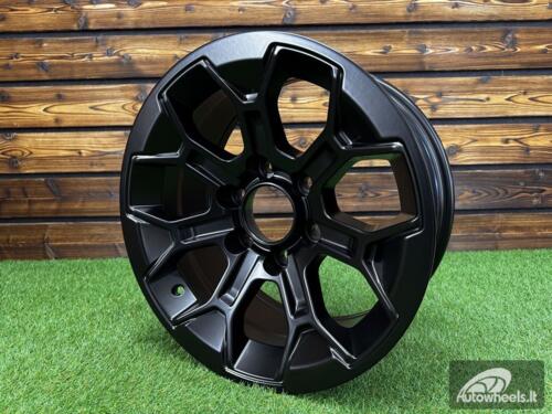 Ratlankis R17x8  6X139.7  ET  5  106.1  Y1203  Black Half Matt (BLHM)  For TOYOT  (R)