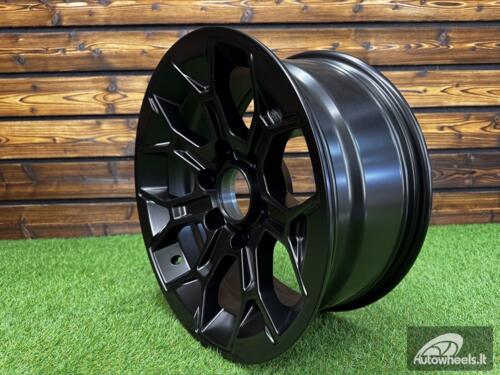 Ratlankis R17x8  6X139.7  ET  5  106.1  Y1203  Black Half Matt (BLHM)  For TOYOT  (R)