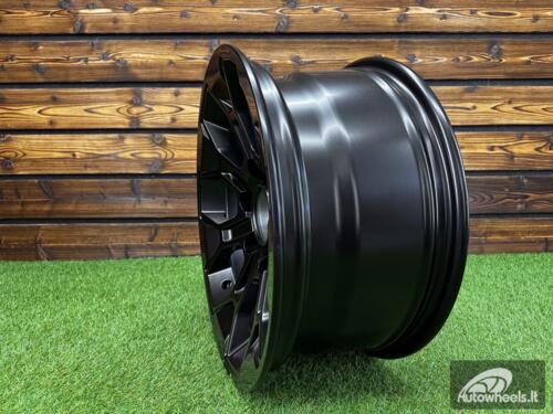 Ratlankis R17x8  6X139.7  ET  5  106.1  Y1203  Black Half Matt (BLHM)  For TOYOT  (R)
