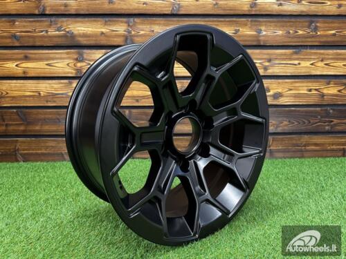 Ratlankis R17x8  6X139.7  ET  5  106.1  Y1203  Black Half Matt (BLHM)  For TOYOT  (R)