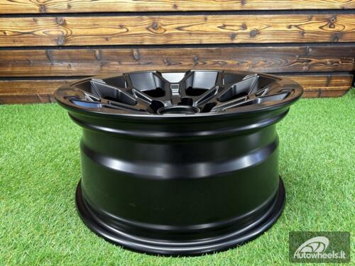 Ratlankis R17x8  6X139.7  ET  5  106.1  Y1203  Black Half Matt (BLHM)  For TOYOT  (R)