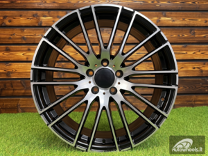 Ratlankis R19x8.5  5X112  ET  35.5  66.6  I0341  Black Polished (MB)  For MER  (Z6)
