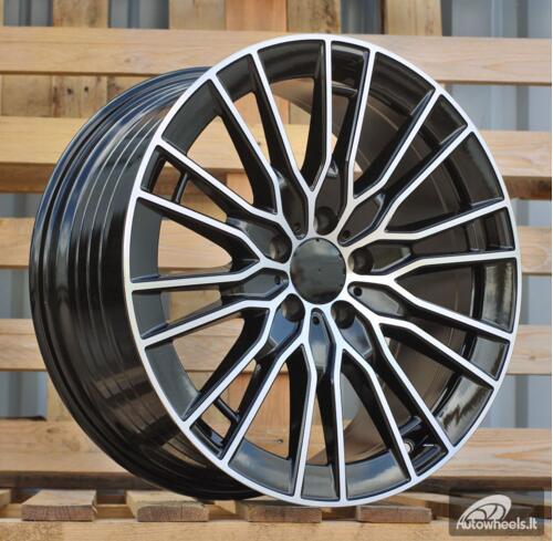 Ratlankis R19x8.5  5X112  ET  35.5  66.6  YF0427  Black Polished (MB)  For MER  (Z6)  (HYBRID FORGED)