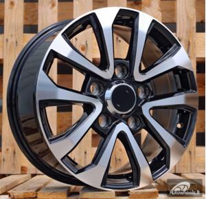 Ratlankis R20x8.5  5X150  ET  45  110.1  B1156  (H707F)  Black Polished (MB)  For TOYOT  (K7)  (HYBRID FORGED)