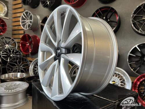 Ratlankis R19x8.5  5X114.3  ET  40  64.1  B2046  (H3154F)  Silver Shining (SS)  For TESLA  (K7+K3)  (HYBRID FORGED (Model 3))