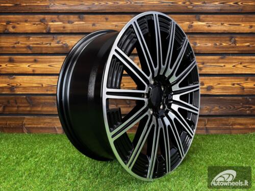 Ratlankis R18x8  5X112  ET  43  66.6  FLB005  (H3176F)  Black Polished (MB)  For MER  (K7)  (HYBRID FORGED)