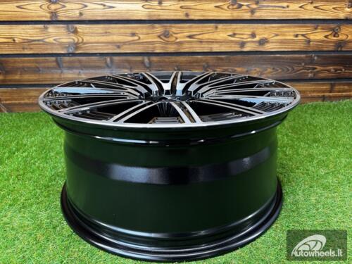 Ratlankis R18x8  5X112  ET  43  66.6  FLB005  (H3176F)  Black Polished (MB)  For MER  (K7)  (HYBRID FORGED)