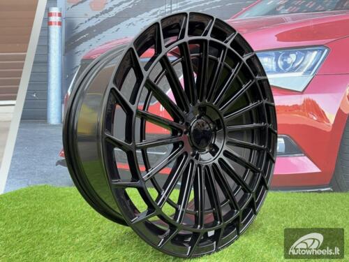Ratlankis R19x9.5  5X112  ET  43  66.6  H3140F  Black (BL)  For MER  (K7)  (HYBRID FORGED Rear+Front)