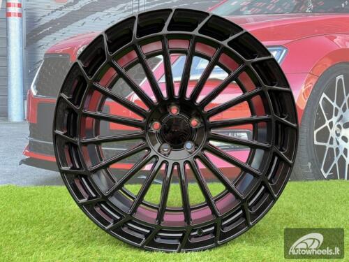 Ratlankis R20x8.5  5X112  ET  36  66.6  H3140F  Black (BL)  For MER  (K7)  (HYBRID FORGED Rear+Front)