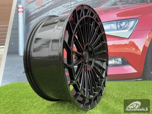 Ratlankis R20x8.5  5X112  ET  36  66.6  H3140F  Black (BL)  For MER  (K7)  (HYBRID FORGED Rear+Front)