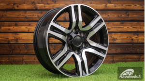 Ratlankis R17x7.5  6X139.7  ET  25  106.1  H718F  Black Polished (MB)  For TOYOT  (K7)  (HYBRID FORGED)