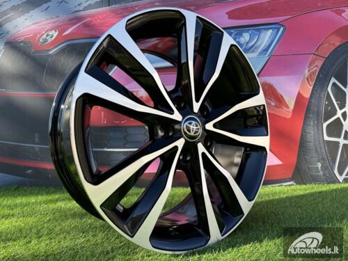 Ratlankis R17x7  5X114.3  ET  40  60.1  A5499  (BK5212)  Black Polished (MB)  For TOYOT  (P)