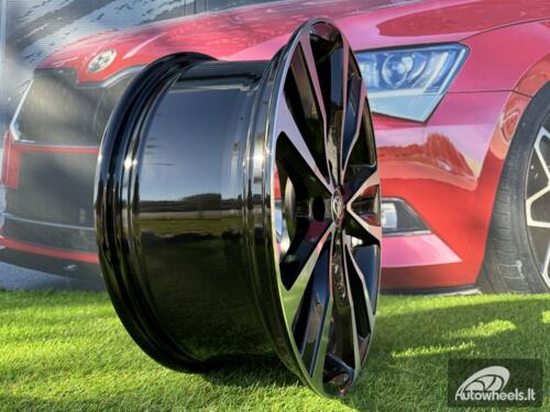 Ratlankis R17x7  5X114.3  ET  40  60.1  A5499  (BK5212)  Black Polished (MB)  For TOYOT  (P)