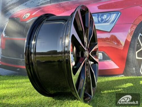 Ratlankis R17x7  5X114.3  ET  40  60.1  A5499  (BK5212)  Black Polished (MB)  For TOYOT  (P+R)