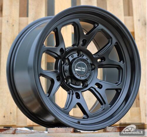Ratlankis R17x9  6X139.7  ET  M6  106.1  B1106  Black Half Matt (BLHM)  For 4X4  (P)
