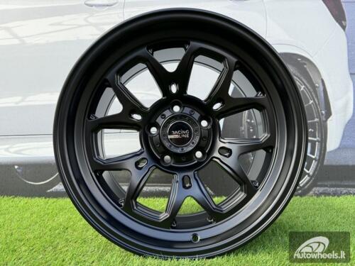 Ratlankis R17x9  6X139.7  ET  M6  106.1  B1106  Black Half Matt (BLHM)  For 4X4  (P)