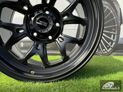Ratlankis R17x9  6X139.7  ET  M6  106.1  B1106  Black Half Matt (BLHM)  For 4X4  (P)