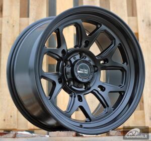 Ratlankis R17x9  6X139.7  ET  M6  106.1  B1106  Black Half Matt (BLHM)  For 4X4  (P)
