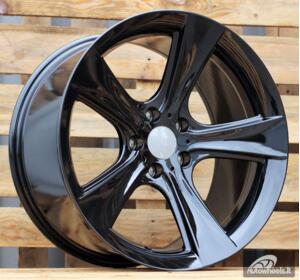 Ratlankis R19x8.5  5X120  ET  35  72.6  BK086  (LU545)  Black (BL)  For BMW  (Z6)  (Rear+Front)