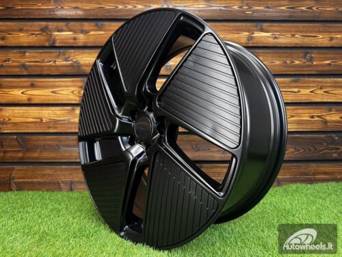 Ratlankis R19x7.5  5X108  ET  45  65.1  3S1259  Black Half Matt (BLHM)  For PEUG  (P)  (HYBRID FORGED)