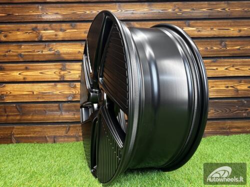 Ratlankis R19x7.5  5X108  ET  45  65.1  3S1259  Black Half Matt (BLHM)  For PEUG  (P)  (HYBRID FORGED)