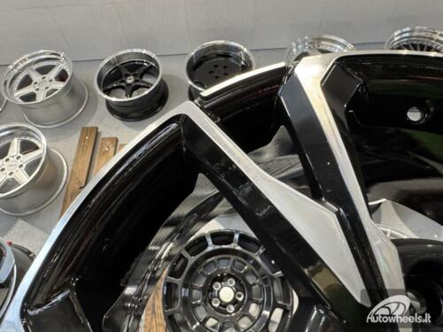 Ratlankis R18x8  5X114.3  ET  50  64.1  A5563  (BK5384)  Black Polished (MB)  For HOND  (P)