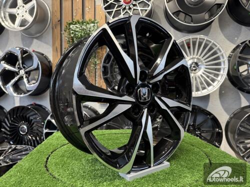Ratlankis R18x8  5X114.3  ET  50  64.1  A5563  (BK5384)  Black Polished (MB)  For HOND  (P+Z4)