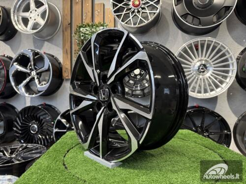 Ratlankis R18x8  5X114.3  ET  50  64.1  A5563  (BK5384)  Black Polished (MB)  For HOND  (P+Z4)