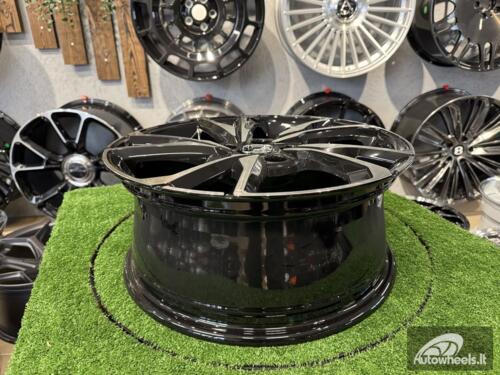 Ratlankis R18x8  5X114.3  ET  50  64.1  A5563  (BK5384)  Black Polished (MB)  For HOND  (P+Z4)