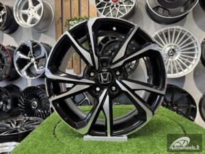Ratlankis R18x8  5X114.3  ET  50  64.1  A5563  (BK5384)  Black Polished (MB)  For HOND  (P+Z4)