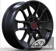 Ratlankis R18x8  6X139.7  ET  50  95.1  Y1202  Black Half Matt (BLHM)  For TOYOT  (P)