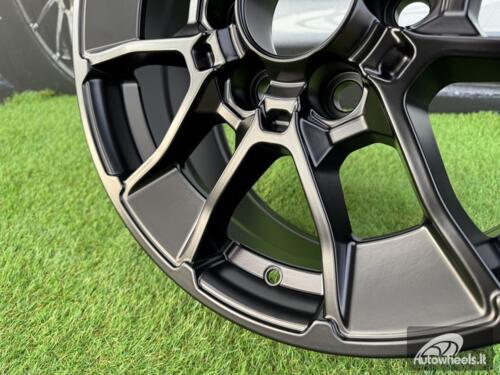 Ratlankis R18x8  6X139.7  ET  50  95.1  Y1202  Black Half Matt (BLHM)  For TOYOT  (Z4)