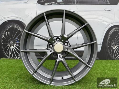 Ratlankis R19x8.5  5X120  ET  35  72.6  B1416  (FBX124)  Gun Metal (GM)  For BMW  (P2+Z7)  (HYBRID FORGED Rear+Front)