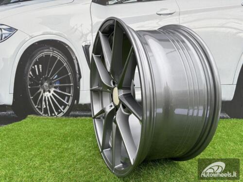 Ratlankis R19x8.5  5X120  ET  35  72.6  B1416  (FBX124)  Gun Metal (GM)  For BMW  (P2+Z7)  (HYBRID FORGED Rear+Front)
