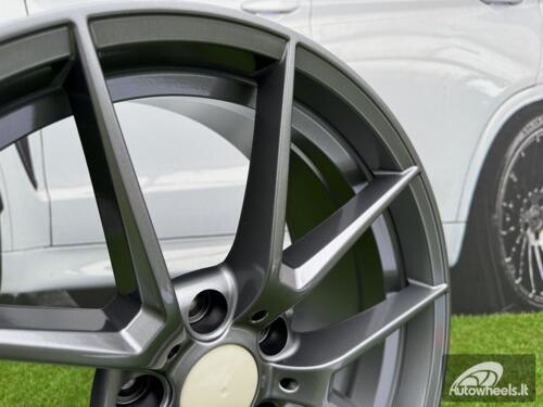 Ratlankis R19x8.5  5X120  ET  35  72.6  B1416  (FBX124)  Gun Metal (GM)  For BMW  (P2+Z7)  (HYBRID FORGED Rear+Front)