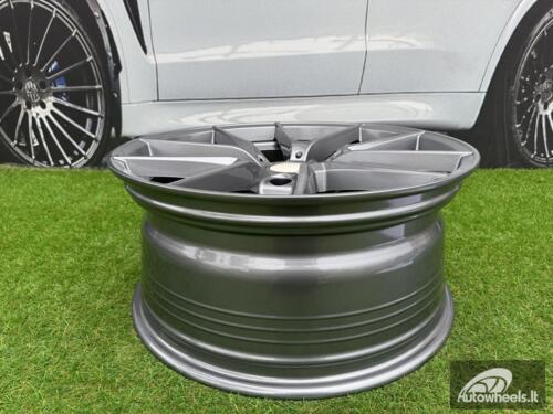 Ratlankis R19x8.5  5X120  ET  35  72.6  B1416  (FBX124)  Gun Metal (GM)  For BMW  (P2+Z7)  (HYBRID FORGED Rear+Front)