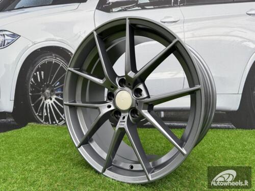 Ratlankis R19x9.5  5X120  ET  40  72.6  B1416  (FBX124)  Gun Metal (GM)  For BMW  (Z6+P2+Z7)  (HYBRID FORGED Rear+Front)