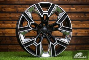 Ratlankis R20x8.5  5X112  ET  28  66.6  HF5220  Black Polished (MB)  For BMW  (Z6+K3+M)  (HYBRID FORGED New 5 Series VIII / i5 (G60/G61/G68) Rear+Front)
