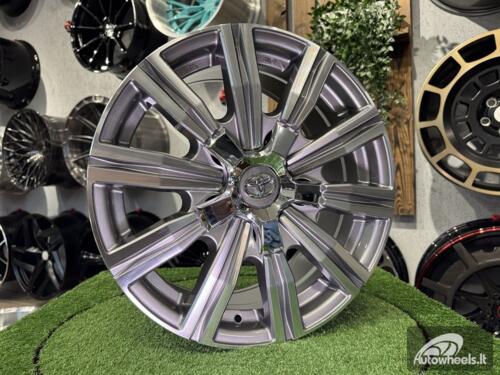 Ratlankis R20x8.5  5X150  ET  60  110.1  B1149  Grey Polished (MG)  For TOYOT  (K3)