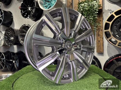 Ratlankis R20x8.5  5X150  ET  60  110.1  B1149  Grey Polished (MG)  For TOYOT  (K3)